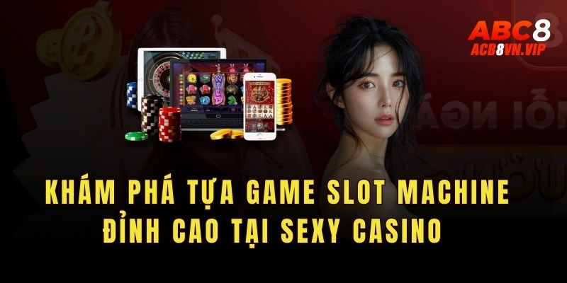 Khám phá tựa game Slot Machine đỉnh cao tại Sexy Casino 